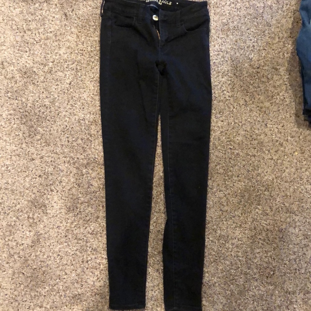 AMERICAN EAGLE DENIM ALL SIZE 0Long, super skinny - Picture 6 of 6